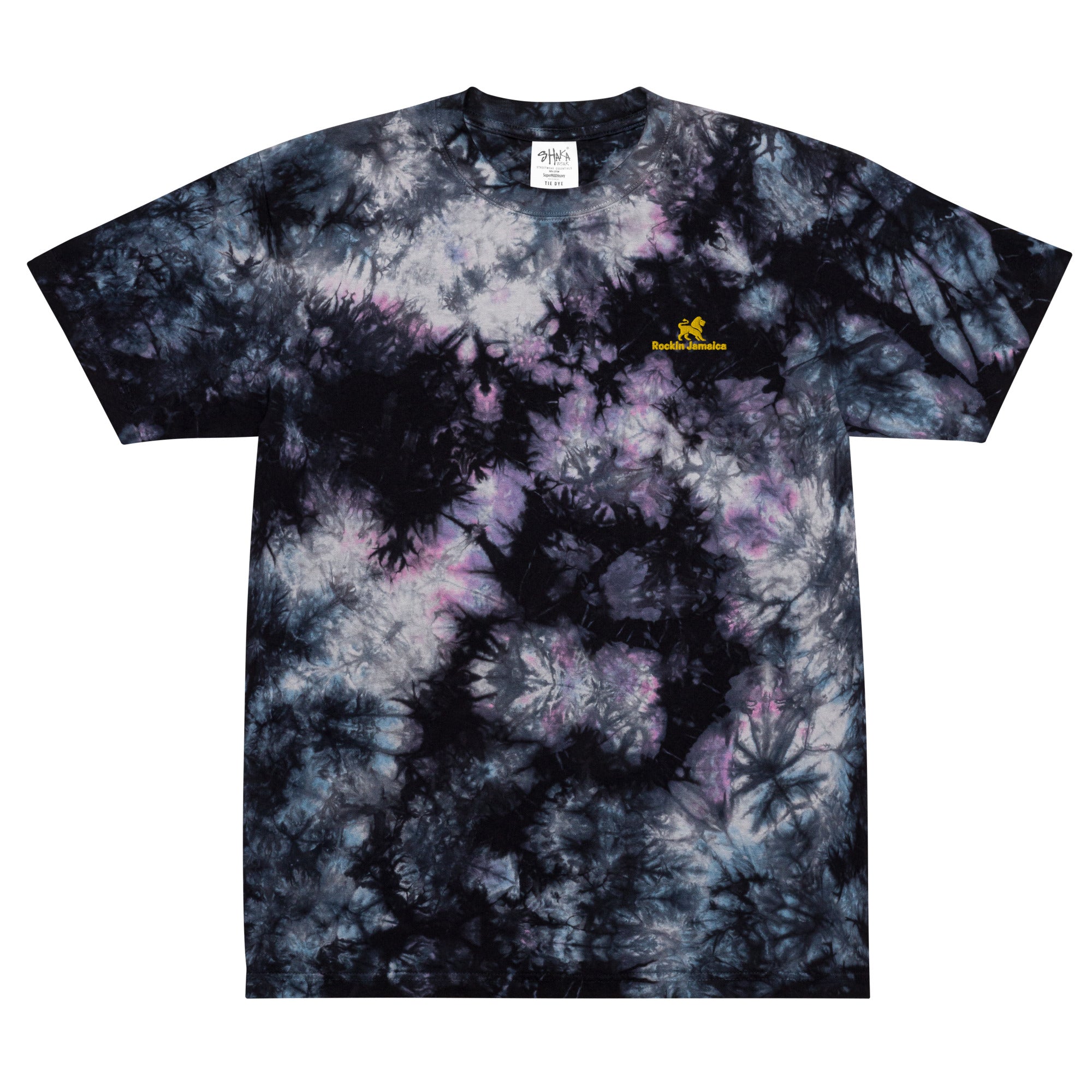 Rockin Jamaican Wears Oversized Tie-Dye T-Shirt