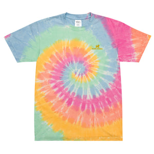 Rockin Jamaican Wears Oversized Tie-Dye T-Shirt