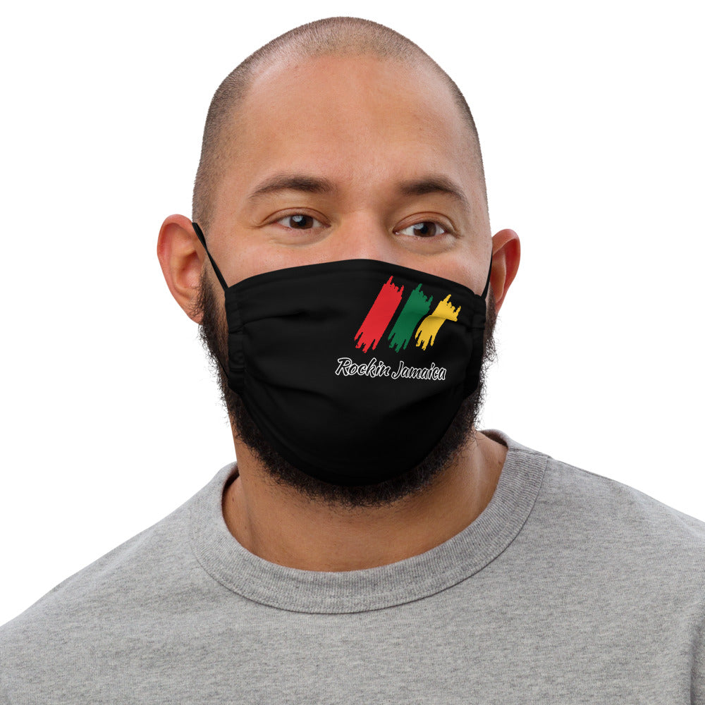 Rockin Jamaican Wears Premium Face Mask - Rockin Jamaican Wears