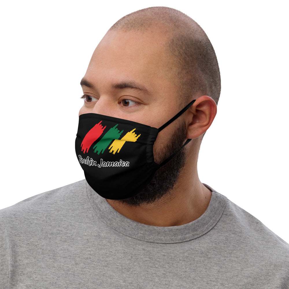 Rockin Jamaican Wears Premium Face Mask - Rockin Jamaican Wears