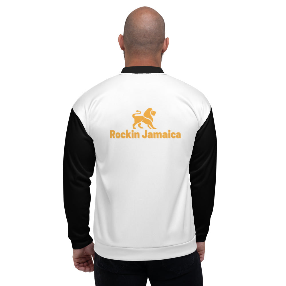 Rockin Jamaican Wears Unisex Bomber Jacket - Rockin Jamaican Wears