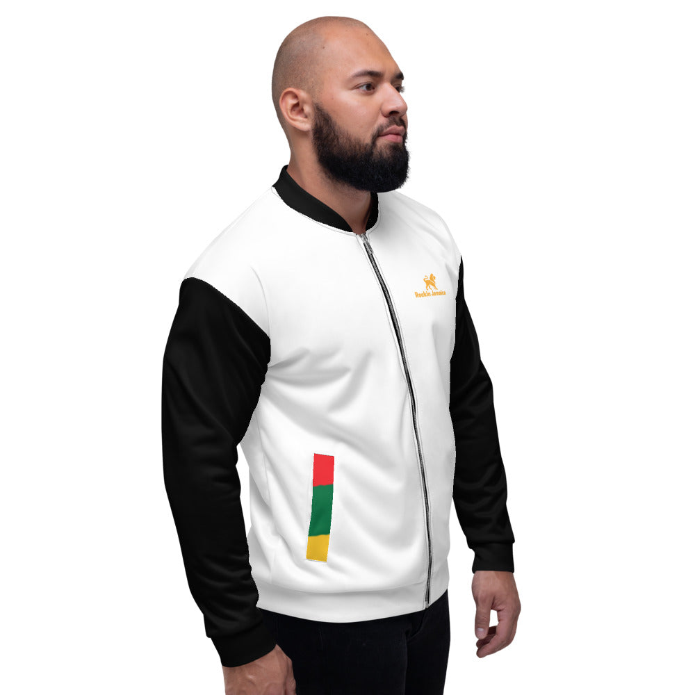 Rockin Jamaican Wears Unisex Bomber Jacket - Rockin Jamaican Wears