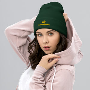 Rockin Jamaican Wears Cuffed Beanie - Rockin Jamaican Wears