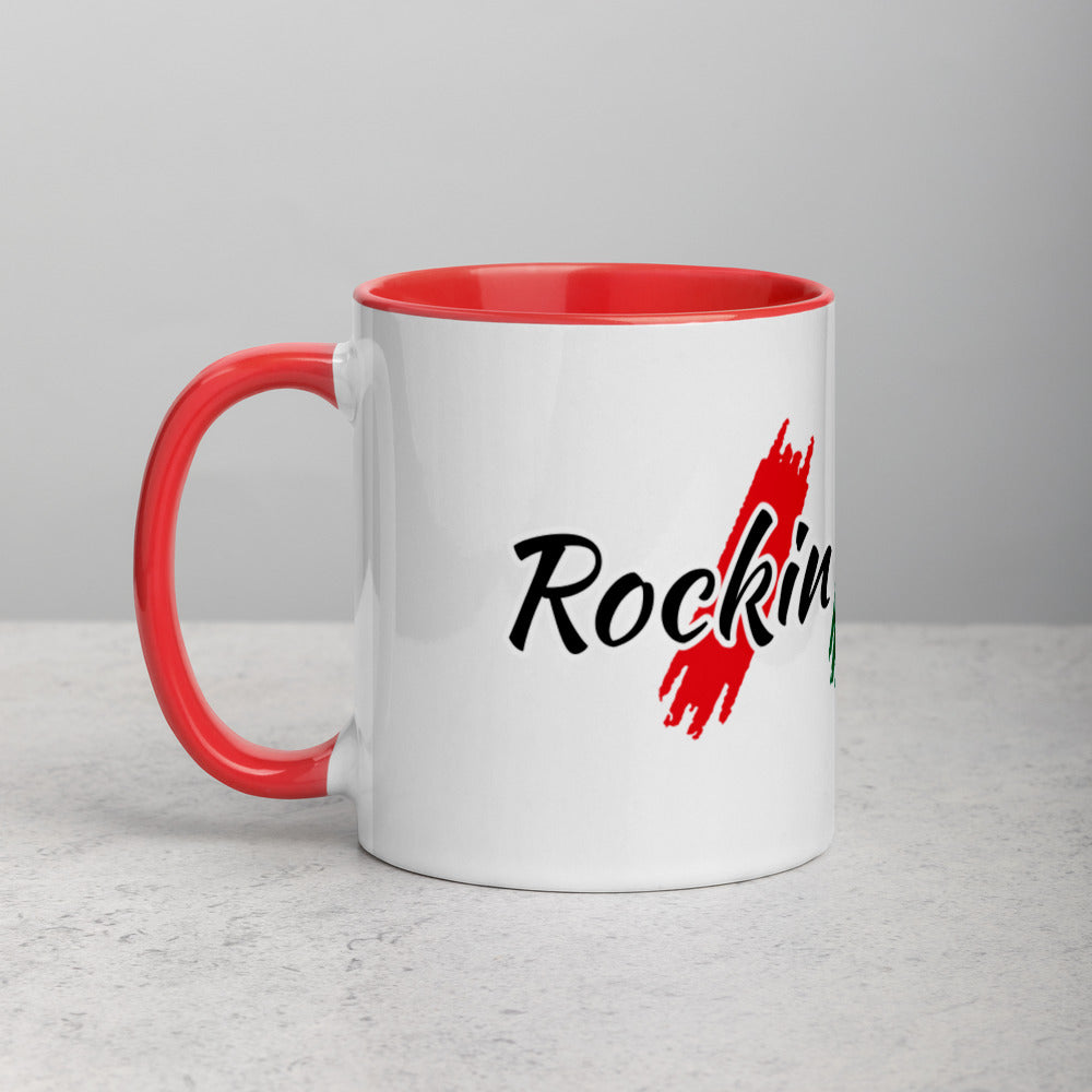 Rockin Jamaican Wears Mug with Color Inside - Rockin Jamaican Wears