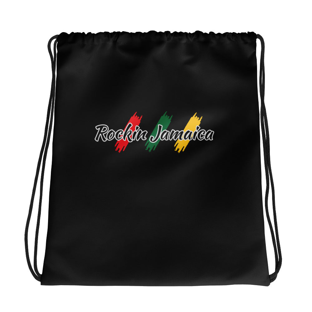 Rockin Jamaican Wears Drawstring Bag - Rockin Jamaican Wears