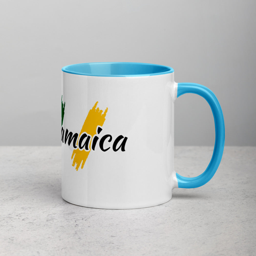 Rockin Jamaican Wears Mug with Color Inside - Rockin Jamaican Wears