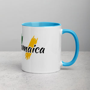 Rockin Jamaican Wears Mug with Color Inside - Rockin Jamaican Wears