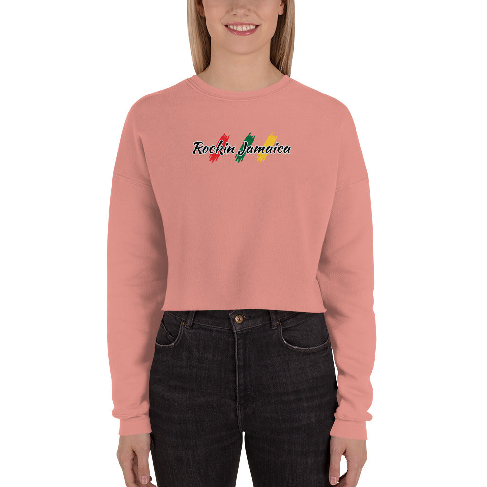 Rockin Jamaican Wears Crop Sweatshirt - Rockin Jamaican Wears