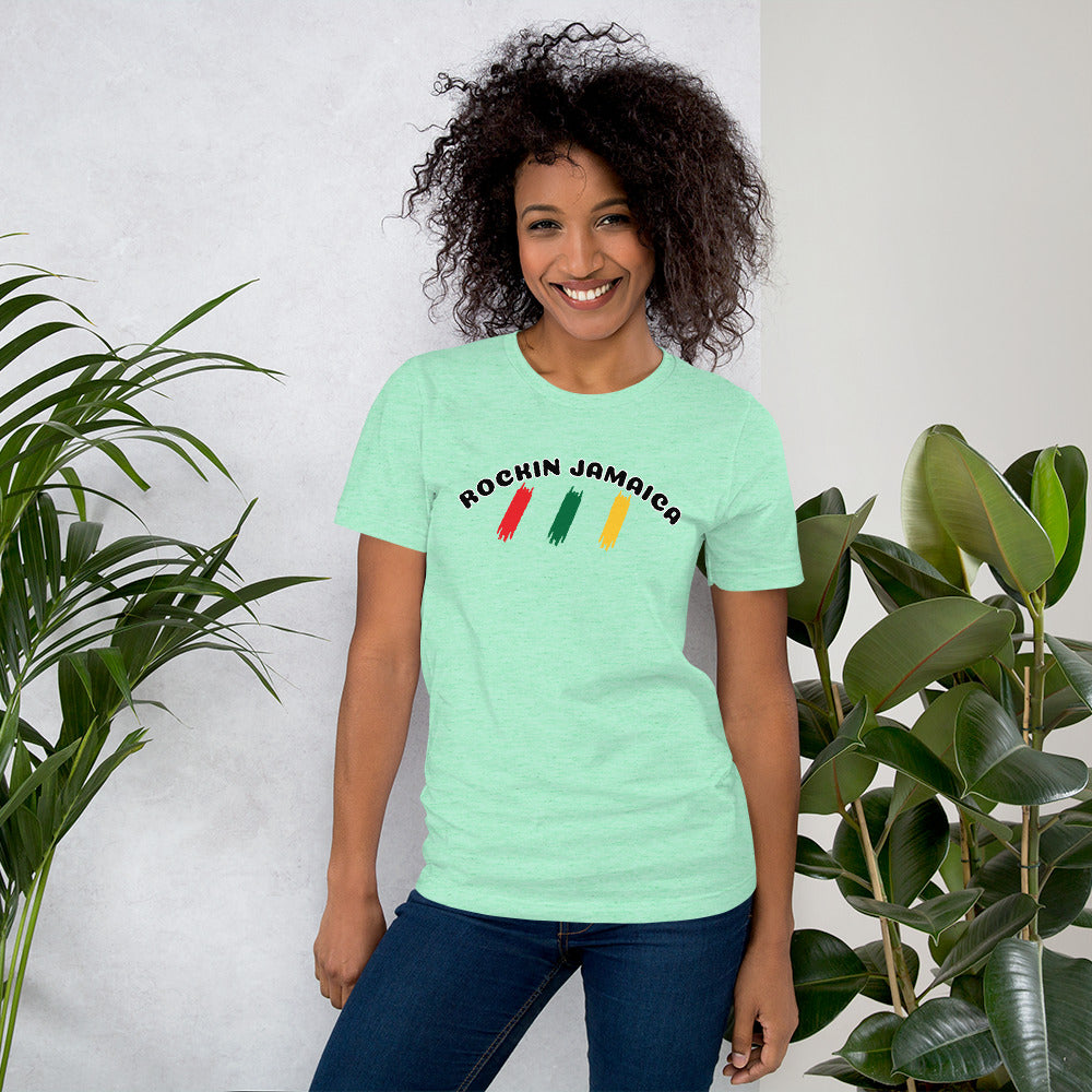 Rockin Jamaican Wears Unisex T-Shirt - Rockin Jamaican Wears