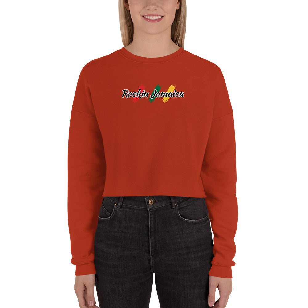 Rockin Jamaican Wears Crop Sweatshirt - Rockin Jamaican Wears