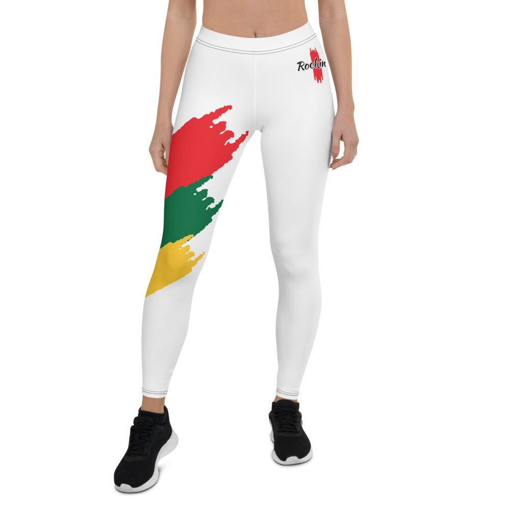 Rockin Jamaican Wears Leggings - Rockin Jamaican Wears