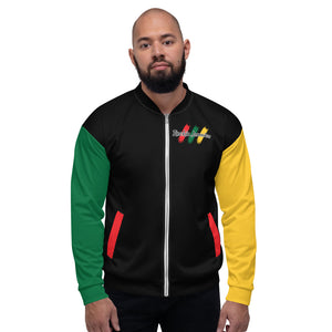 Rockin Jamaican Wears Unisex Bomber Jacket - Rockin Jamaican Wears