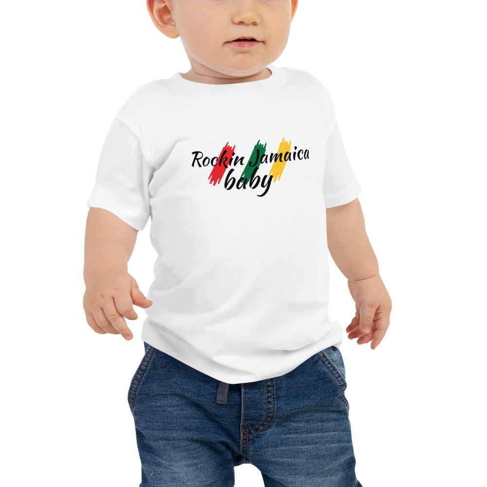 Rockin Jamaican Wears Baby Tee - Rockin Jamaican Wears