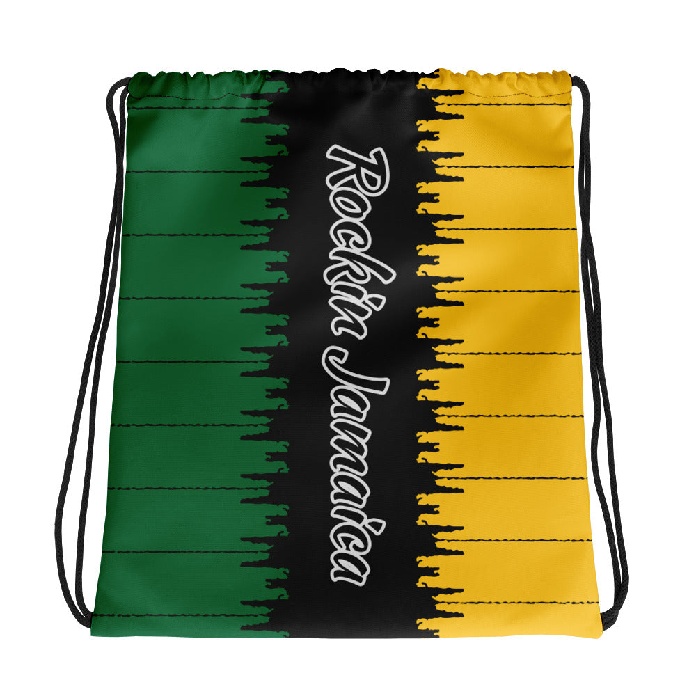 Rockin Jamaican Wears Drawstring Bag - Rockin Jamaican Wears