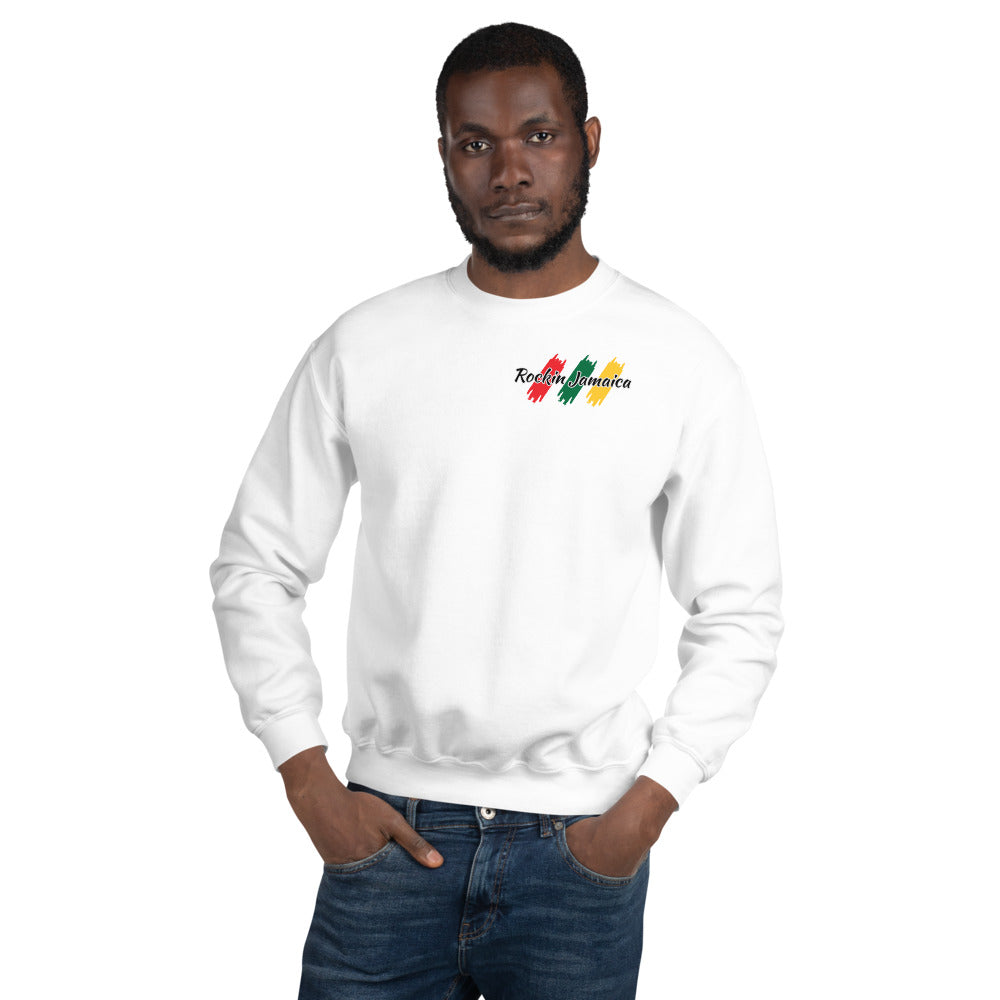 Rockin Jamaican Wears Unisex Sweatshirt - Rockin Jamaican Wears