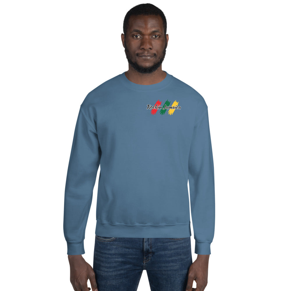 Rockin Jamaican Wears Unisex Sweatshirt - Rockin Jamaican Wears