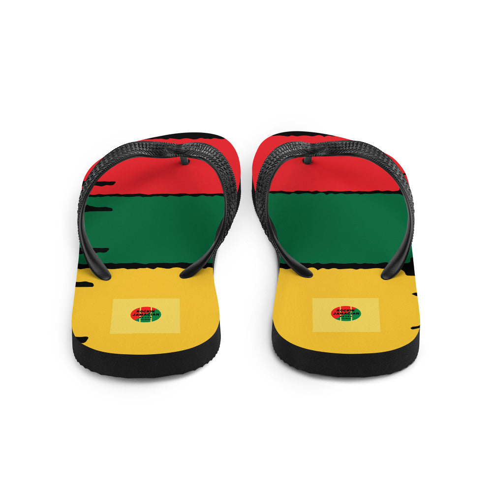 Rockin Jamaican Wears Flip Sandals - Rockin Jamaican Wears