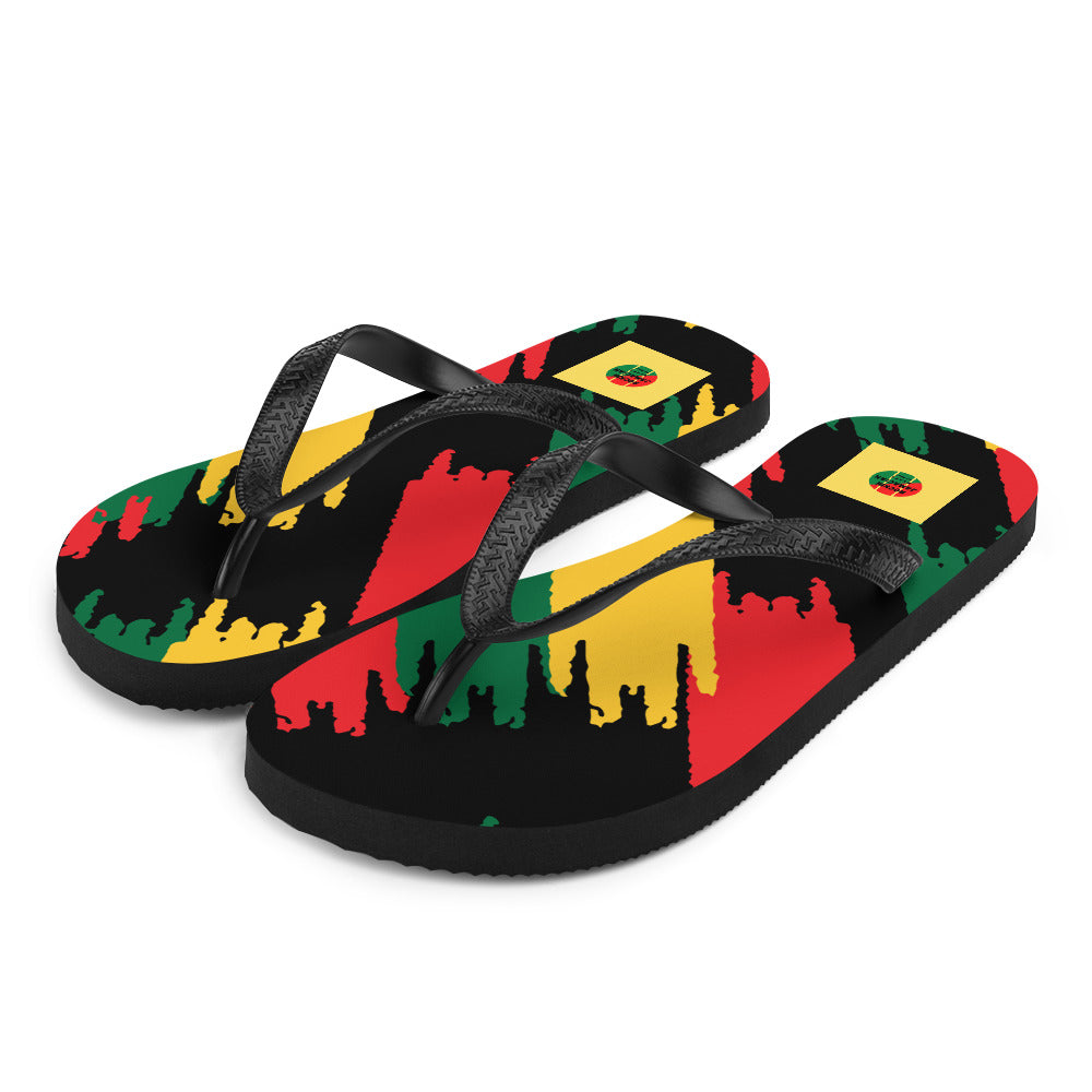 Rockin Jamaican Wears Flip Sandals - Rockin Jamaican Wears