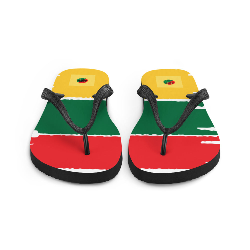 Rockin Jamaican Wears Flip Sandals - Rockin Jamaican Wears