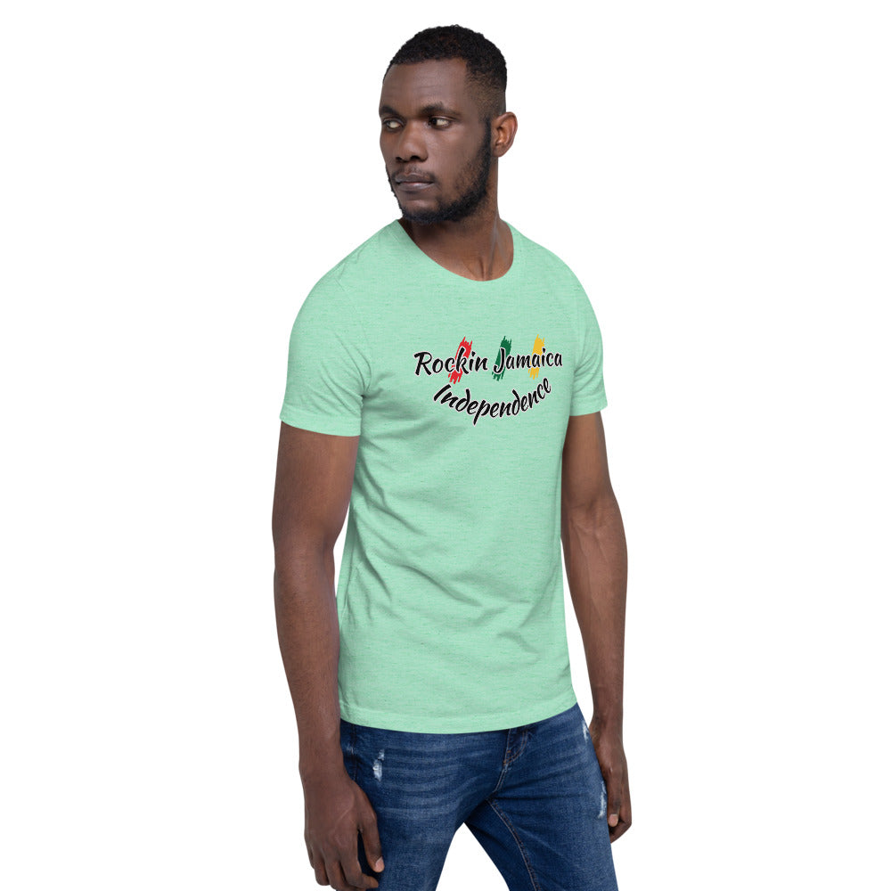 Rockin Jamaican Wears Independence Unisex T-Shirt - Rockin Jamaican Wears