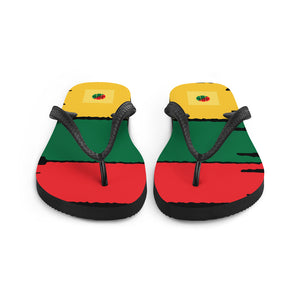 Rockin Jamaican Wears Flip Sandals - Rockin Jamaican Wears