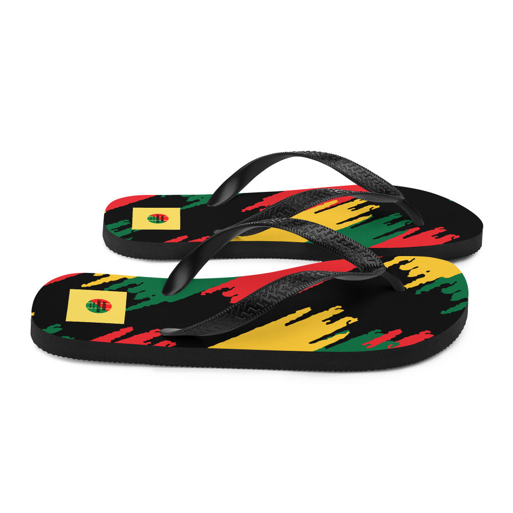 Rockin Jamaican Wears Flip Sandals - Rockin Jamaican Wears