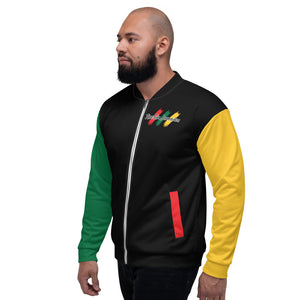 Rockin Jamaican Wears Unisex Bomber Jacket - Rockin Jamaican Wears