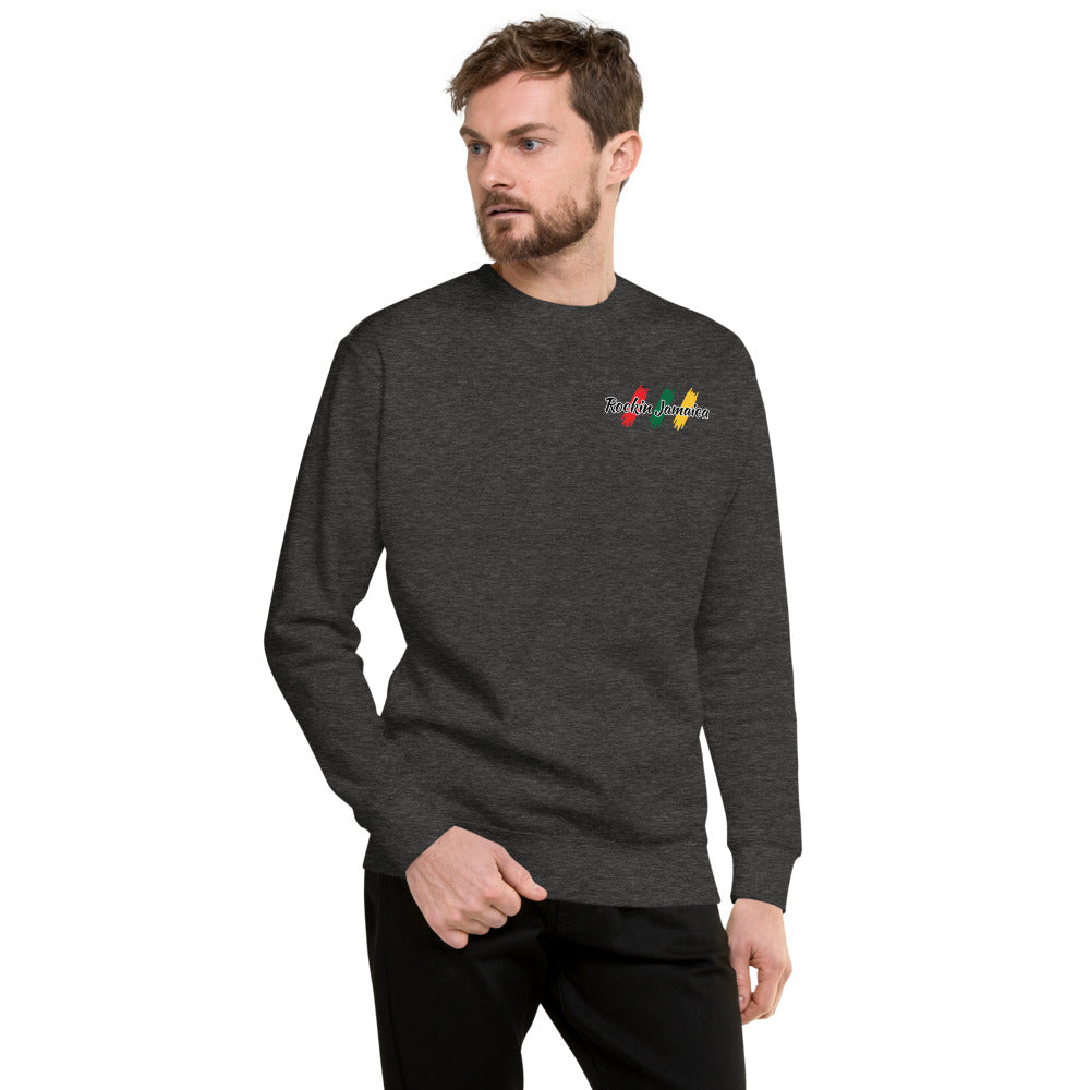 Rockin Jamaican Wears Unisex Fleece Pullover - Rockin Jamaican Wears