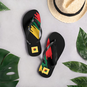 Rockin Jamaican Wears Flip Sandals - Rockin Jamaican Wears