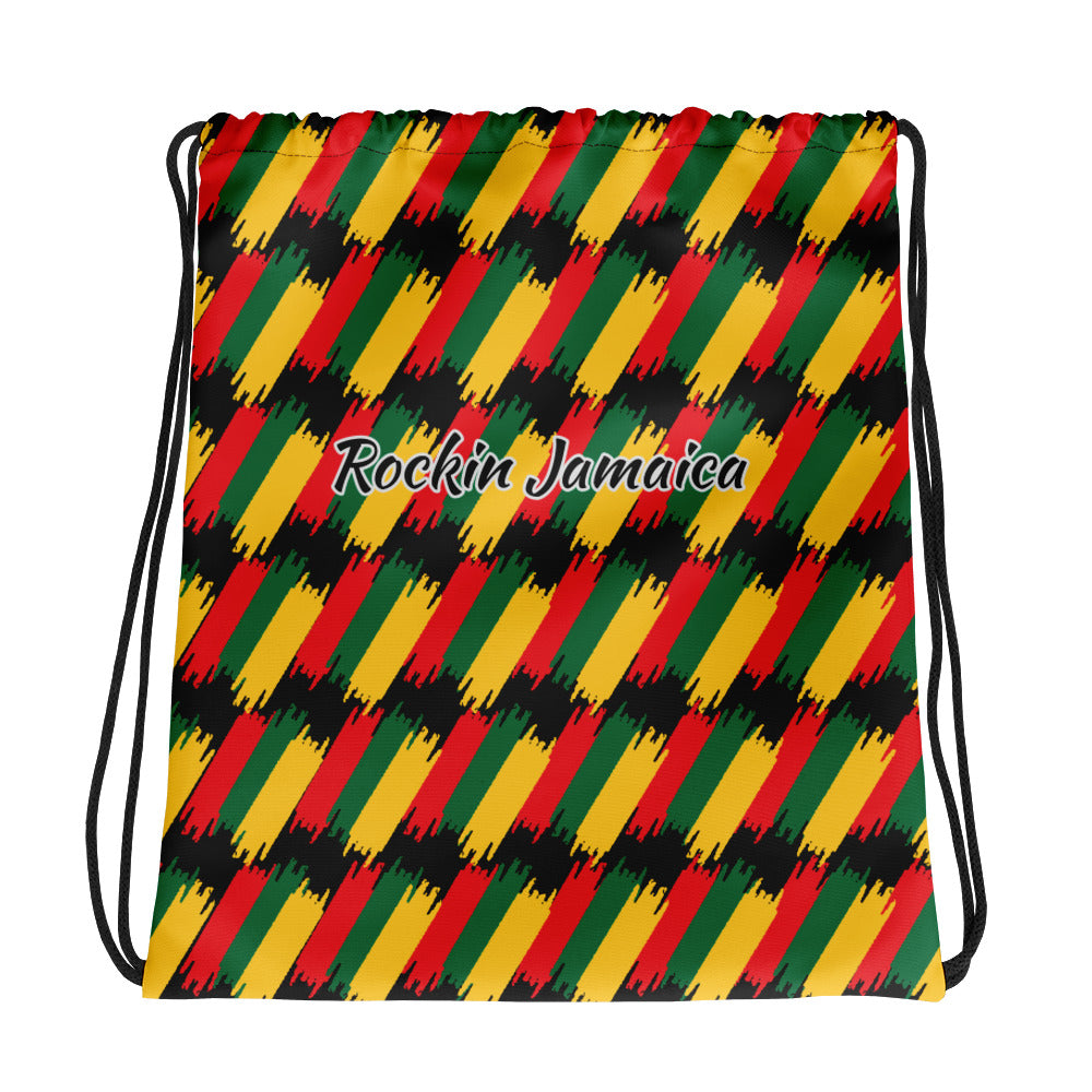 Rockin Jamaican Wears Drawstring Bag - Rockin Jamaican Wears