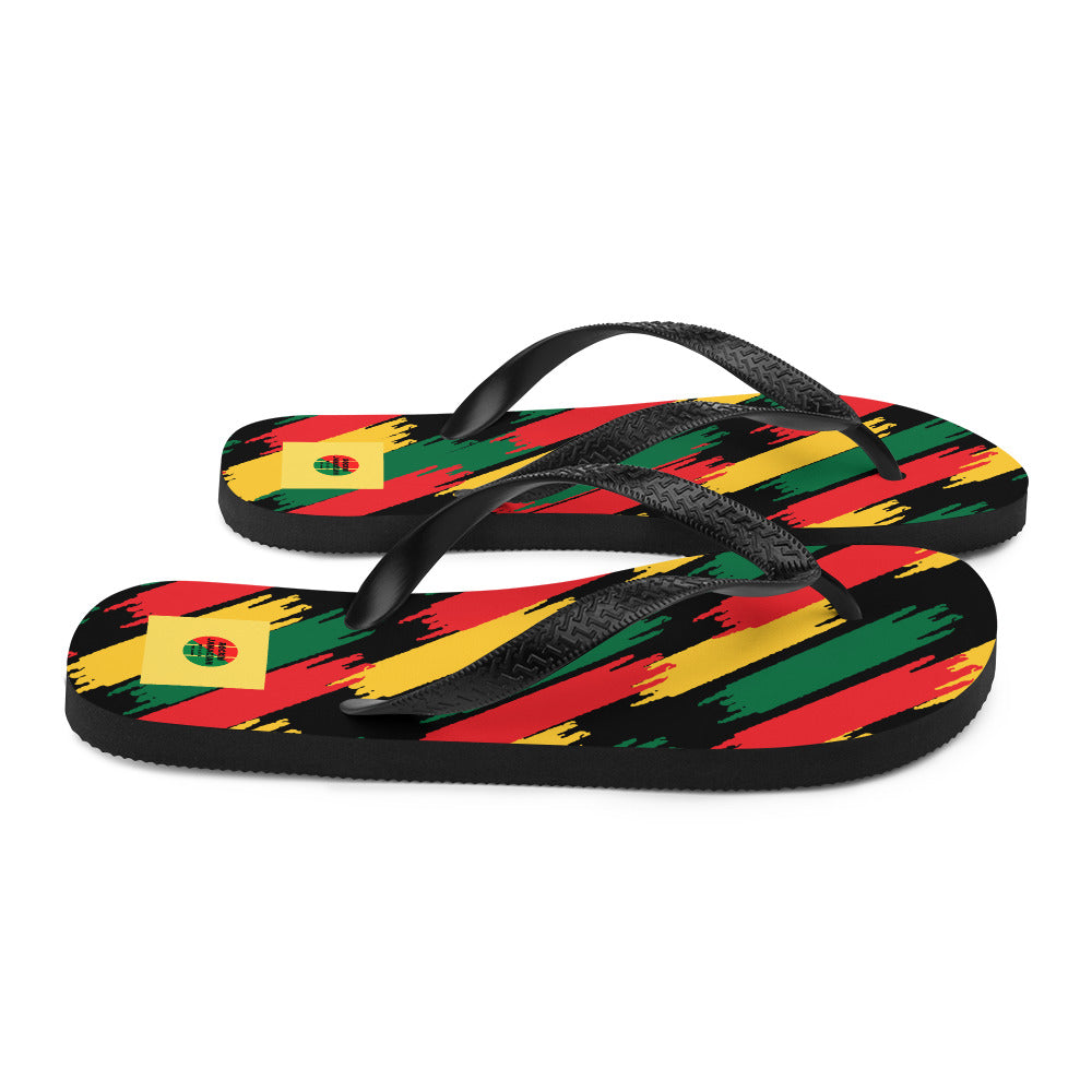 Rockin Jamaican Flip Sandals - Rockin Jamaican Wears