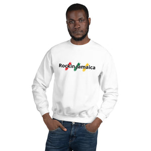 Rockin Jamaican Wears Unisex Sweatshirt - Rockin Jamaican Wears