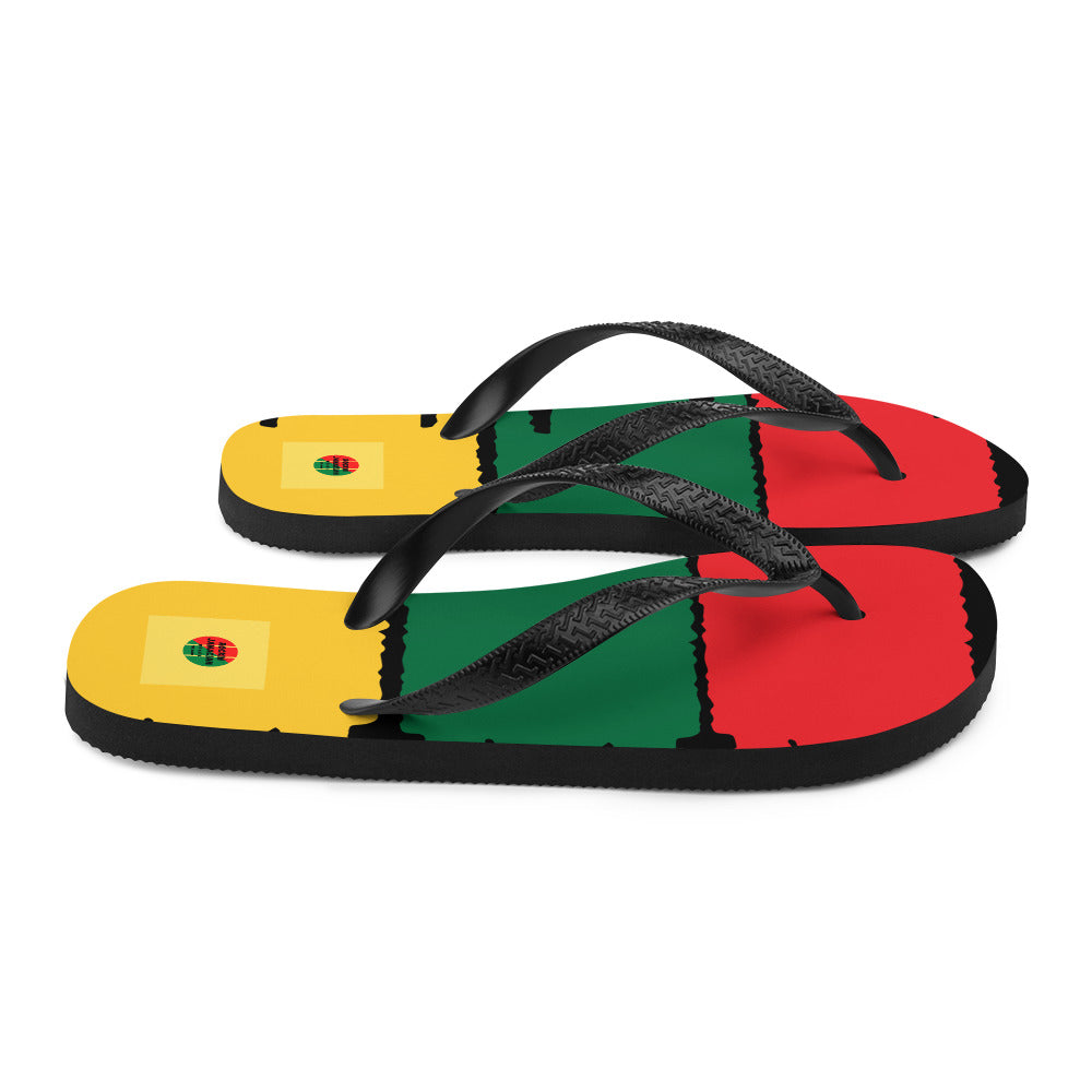 Rockin Jamaican Wears Flip Sandals - Rockin Jamaican Wears