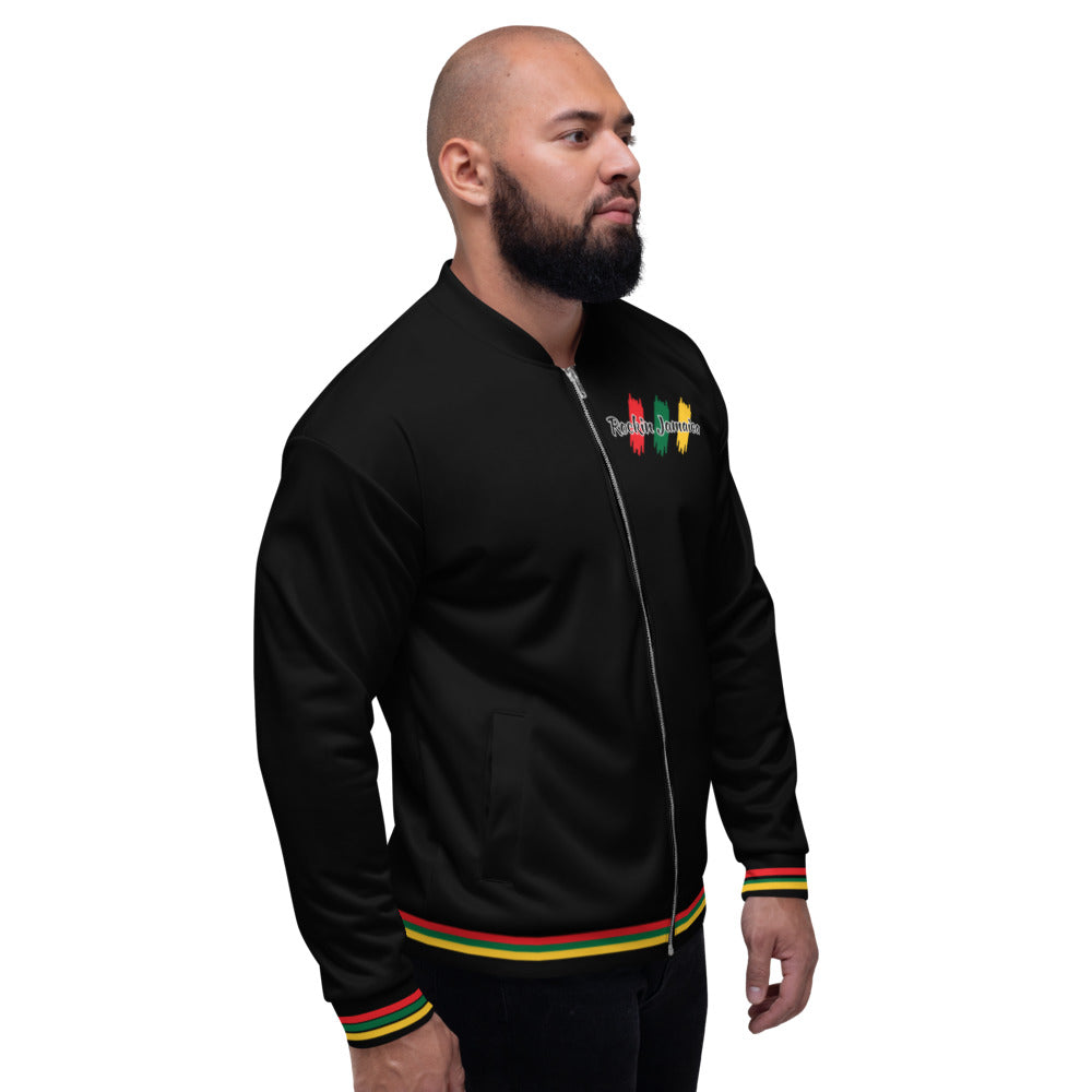 Rockin Jamaican Wears Unisex Bomber Jacket - Rockin Jamaican Wears