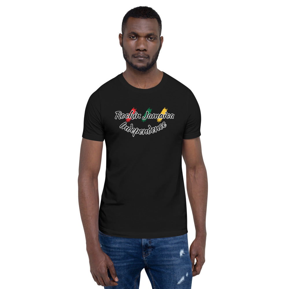 Rockin Jamaican Wears Independence Unisex T-Shirt - Rockin Jamaican Wears