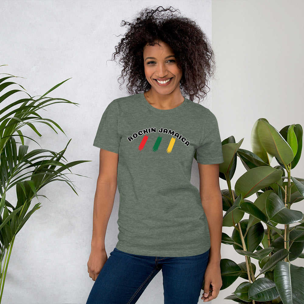 Rockin Jamaican Wears Unisex T-Shirt - Rockin Jamaican Wears