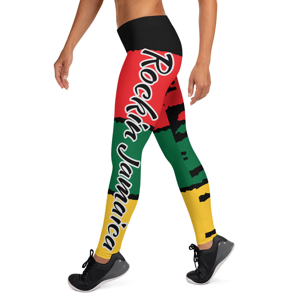 Rockin Jamaican Wears Leggings - Rockin Jamaican Wears