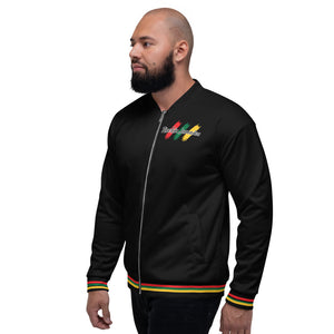 Rockin Jamaican Wears Unisex Bomber Jacket - Rockin Jamaican Wears