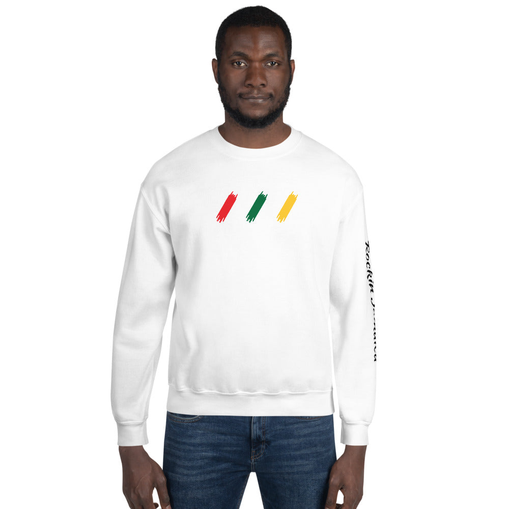 Rockin Jamaican Wears Unisex Sweatshirt - Rockin Jamaican Wears