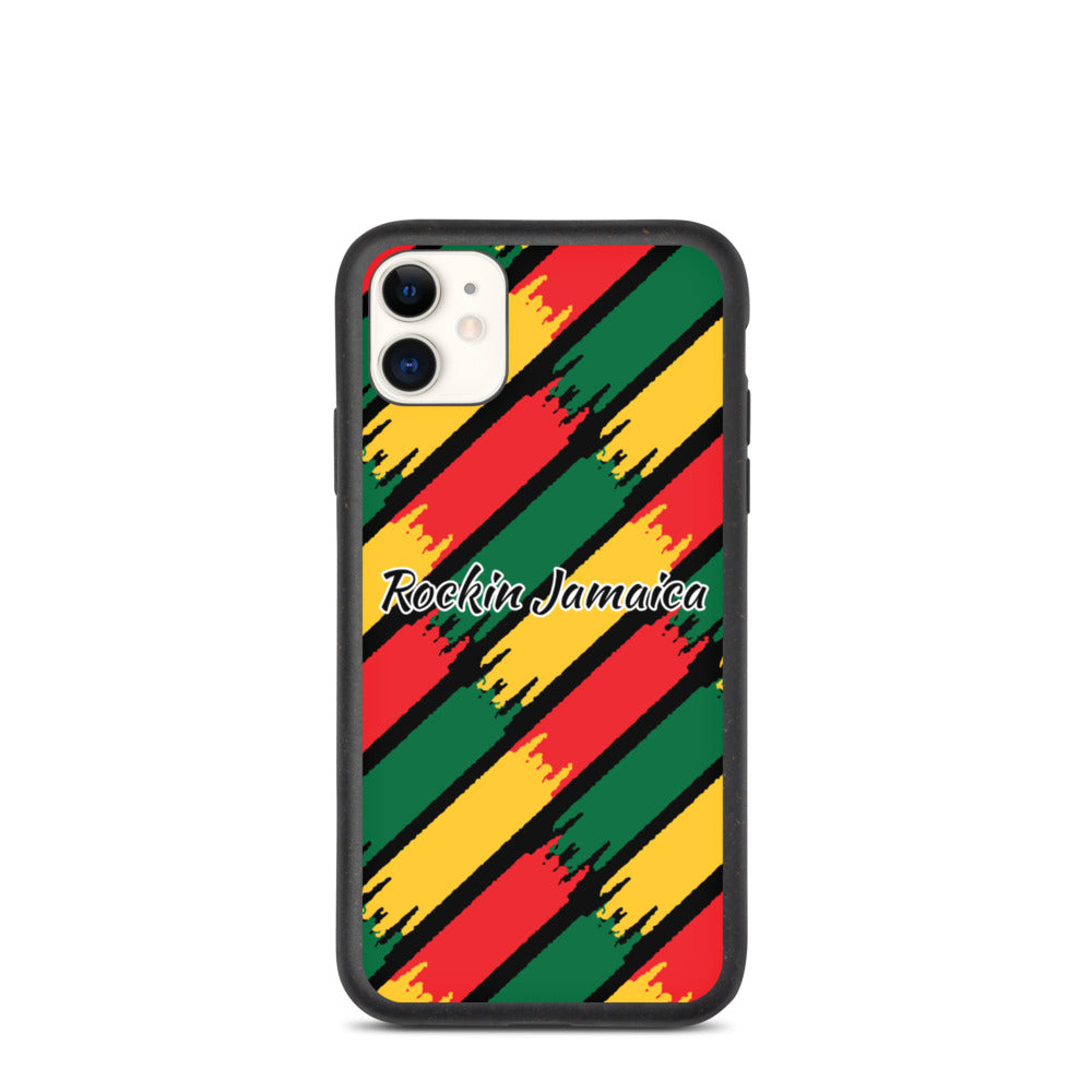 Rockin Jamaican Wears Biodegradable iPhone Case - Rockin Jamaican Wears