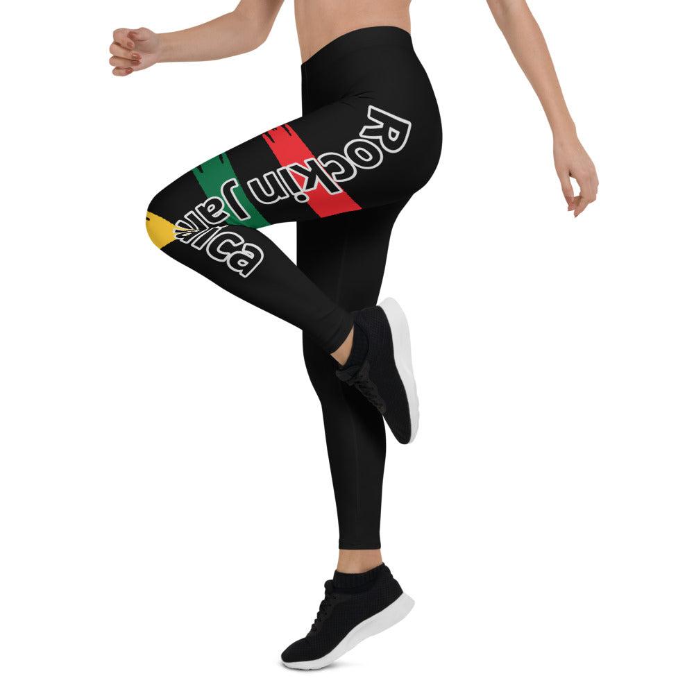 Rockin Jamaican Wears Leggings - Rockin Jamaican Wears