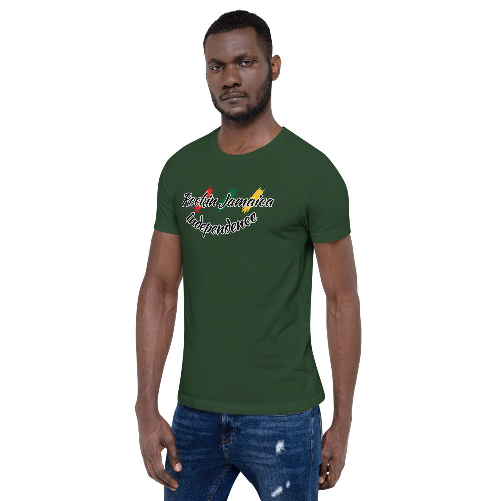 Rockin Jamaican Wears Independence Unisex T-Shirt - Rockin Jamaican Wears