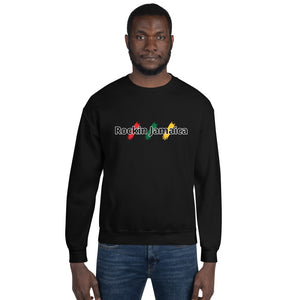 Rockin Jamaican Wears Unisex Sweatshirt - Rockin Jamaican Wears