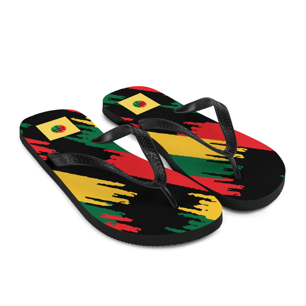 Rockin Jamaican Wears Flip Sandals - Rockin Jamaican Wears