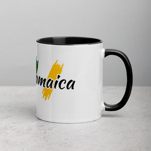 Rockin Jamaican Wears Mug with Color Inside - Rockin Jamaican Wears