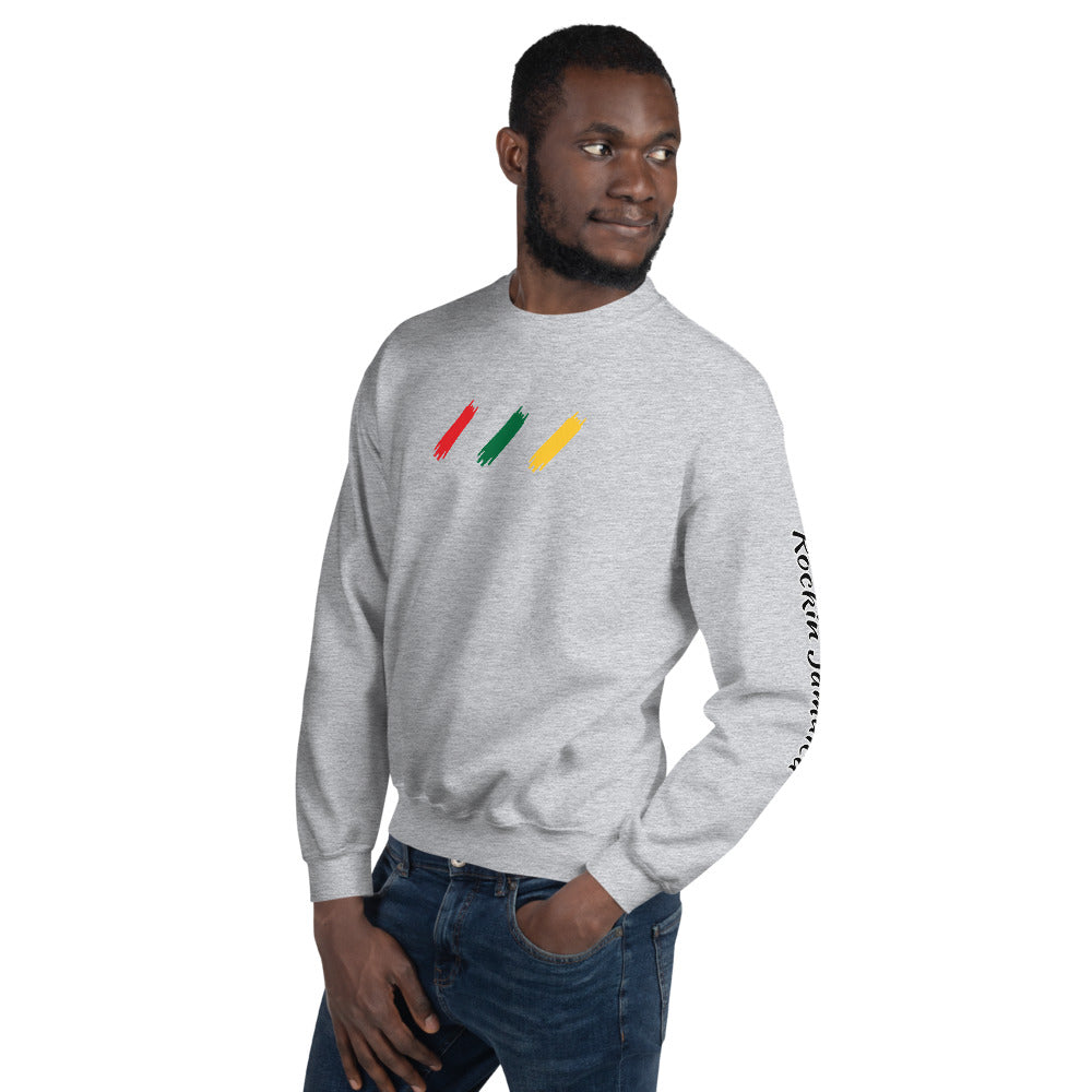 Rockin Jamaican Wears Unisex Sweatshirt - Rockin Jamaican Wears