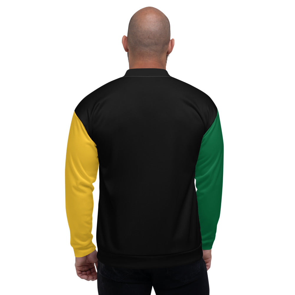 Rockin Jamaican Wears Unisex Bomber Jacket - Rockin Jamaican Wears