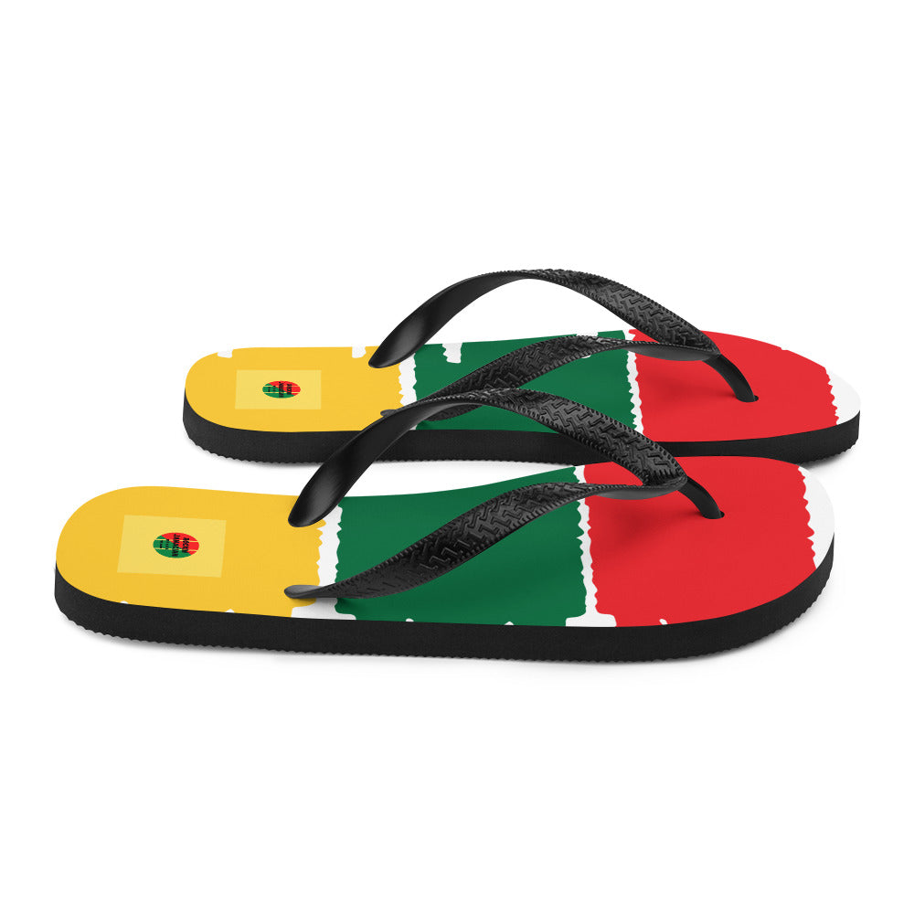 Rockin Jamaican Wears Flip Sandals - Rockin Jamaican Wears