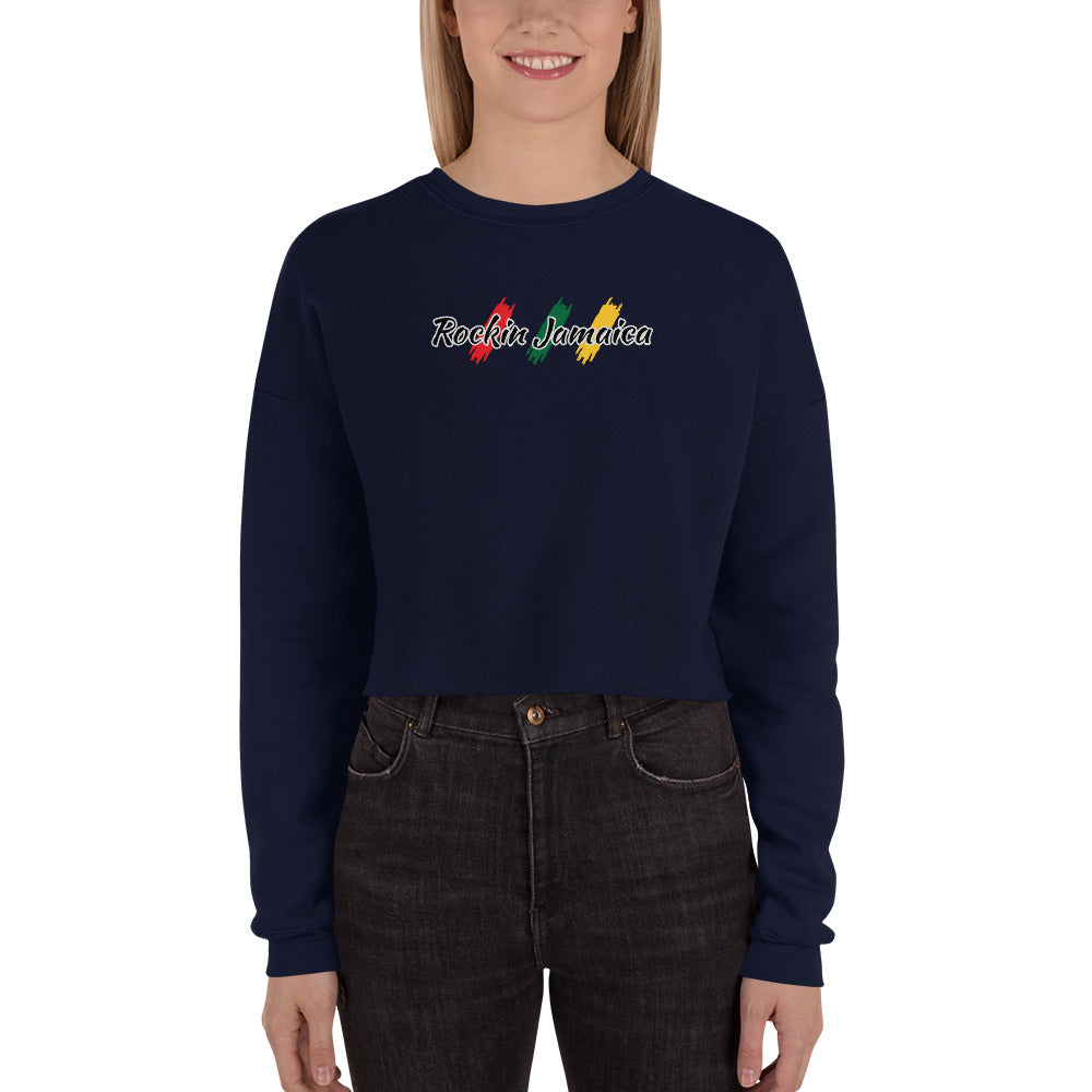 Rockin Jamaican Wears Crop Sweatshirt - Rockin Jamaican Wears