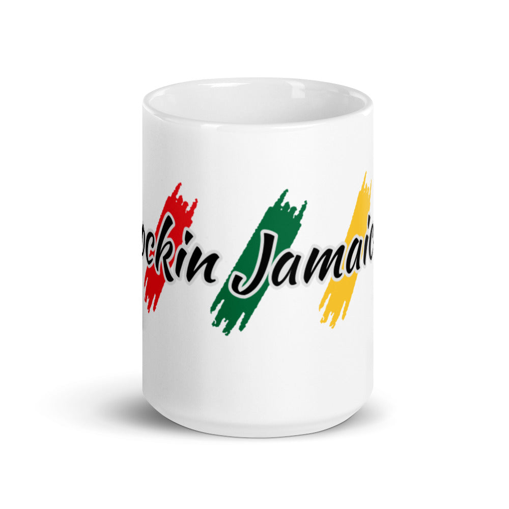 Rockin Jamaican Wears Mug - Rockin Jamaican Wears